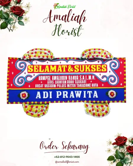 Papan Bunga Ucapan Selamat Kalong I